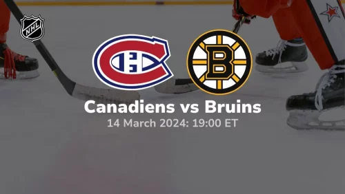 montreal canadiens vs boston bruins 03/14/2024 sport preview