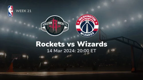 houston rockets vs washington wizards 03/14/2024 sport preview