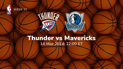 oklahoma city thunder vs dallas mavericks 03/14/2024 sport preview