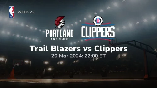 portland trail blazers vs los angeles clippers 03/20/2024 sport preview