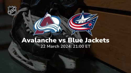 colorado avalanche vs columbus blue jackets 03/22/2024 sport preview