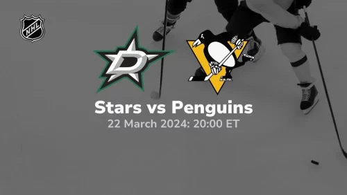 dallas stars vs pittsburgh penguins 03/22/2024 sport preview