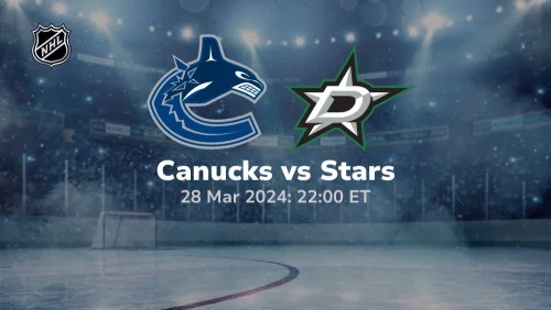 vancouver canucks vs dallas stars 03/28/2024 sport preview