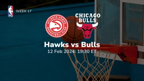 Atlanta Hawks vs Chicago Bulls Prediction & Betting Tips 2122024