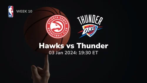 Atlanta Hawks vs Oklahoma City Thunder 01 03 2024 sport preview