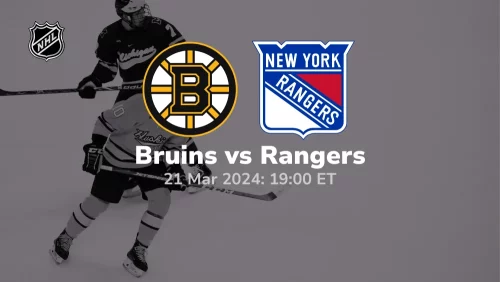 Boston Bruins vs New York Rangers Prediction & Betting Tips 3212024 sport preview