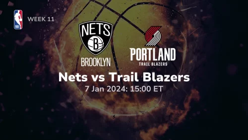 Brooklyn Nets vs Portland Trail Blazers Prediction & Betting Tips 172024