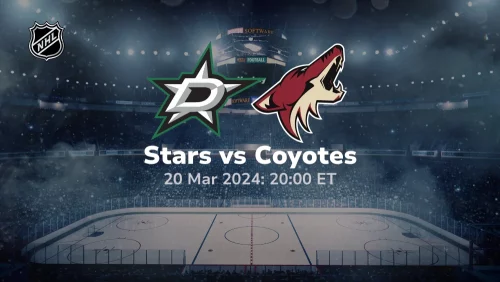 Dallas Stars vs Arizona Coyotes Prediction & Betting Tips 3202024 sport preview