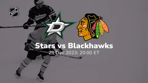 Dallas Stars vs Chicago Blackhawks Prediction & Betting Tips 12292023