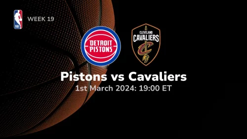 Detroit Pistons vs Cleveland Cavaliers Prediction & Betting Tips 312024 Sport preview