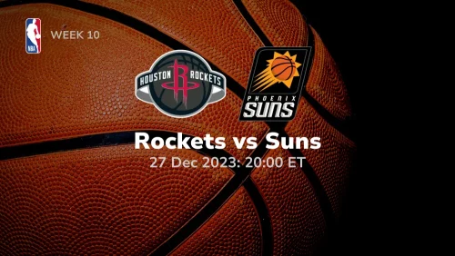Houston Rockets vs Phoenix Suns Prediction & Betting Tips 12272023