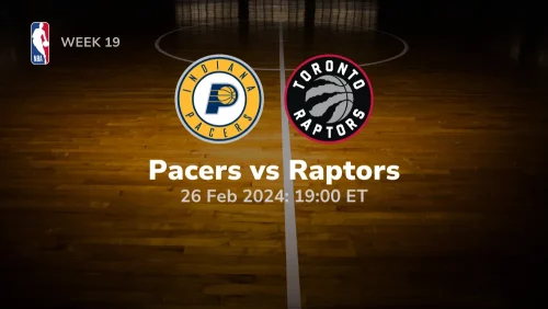 Indiana Pacers vs Toronto Raptors Prediction & Betting Tips 2262024 sport preview