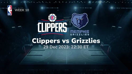 Los Angeles Clippers vs Memphis Grizzlies Prediction & Betting Tips 12292023