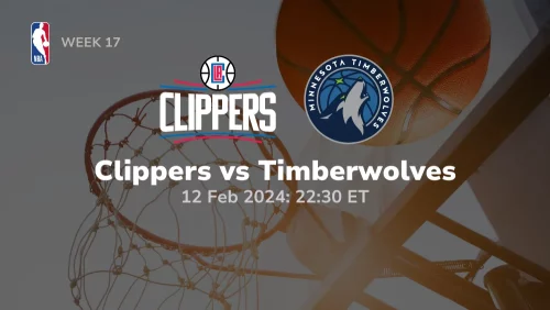 Los Angeles Clippers vs Minnesota Timberwolves Prediction & Betting Tips 2122024