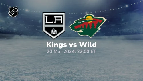 Los Angeles Kings vs Minnesota Wild Prediction & Betting Tips 3202024 sport preview