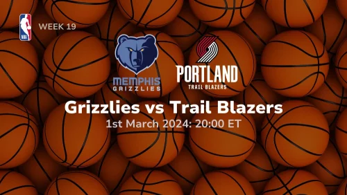 Memphis Grizzlies vs Portland Trail Blazers Prediction & Betting Tips 312024 sport preview