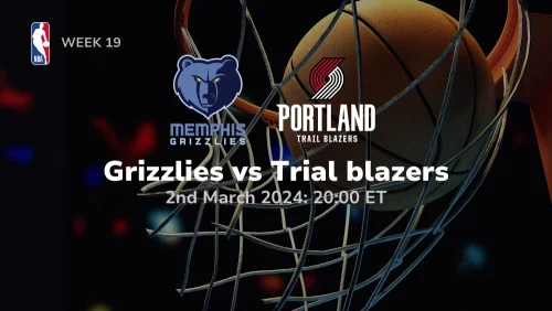 Memphis Grizzlies vs Portland Trail Blazers Prediction & Betting Tips 322024 sport preview