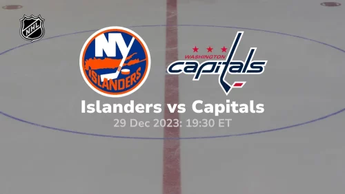 New York Islanders vs Washington Capitals Prediction & Betting Tips 12292023