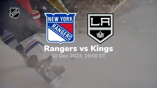 New York Rangers vs Los Angeles Kings Prediction & Betting Tips 12102023 Sport Preview