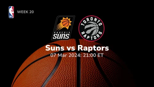 Phoenix Suns vs Toronto Raptors Prediction & Betting Tips 372024