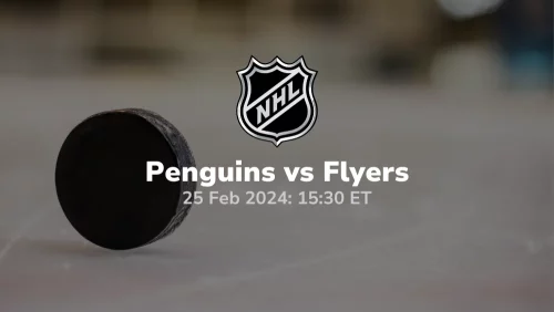 Pittsburgh Penguins vs Philadelphia Flyers Prediction & Betting Tips 2252024 sport preview