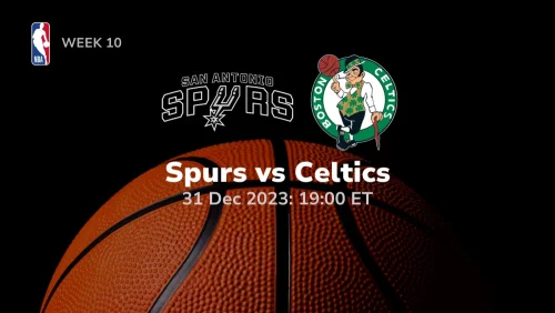 San Antonio Spurs vs Boston Celtics Prediction & Betting Tips 12312023