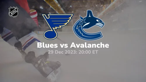 St. Louis Blues vs Colorado Avalanche Prediction & Betting Tips 12292023