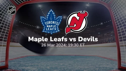 Toronto Maple Leafs vs New Jersey Devils Prediction & Betting Tips 3262024 sport preview