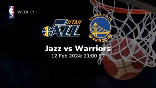 Utah Jazz vs Golden State Warriors Prediction & Betting Tips 2122024