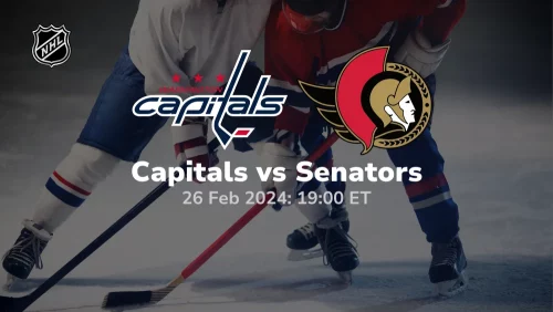 Washington Capitals vs Ottawa Senators Prediction & Betting Tips 2262024 sport preview