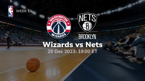 Washington Wizards vs Brooklyn Nets Prediction & Betting Tips 12292023