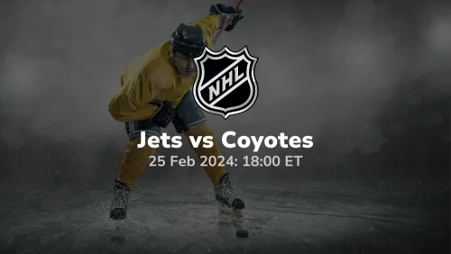 Winnipeg Jets vs Arizona Coyotes Prediction & Betting Tips 2252024 sport preview