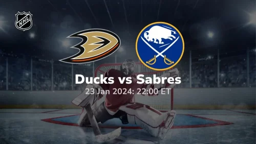 anaheim ducks vs buffalo sabres 01 23 2024 sport preview