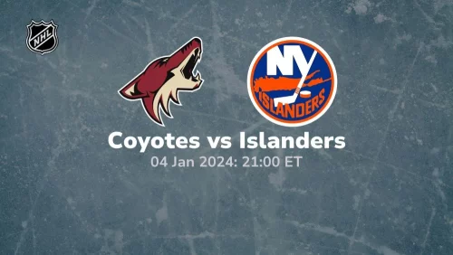 arizona coyotes vs new york islanders 01 04 2024 sport preview