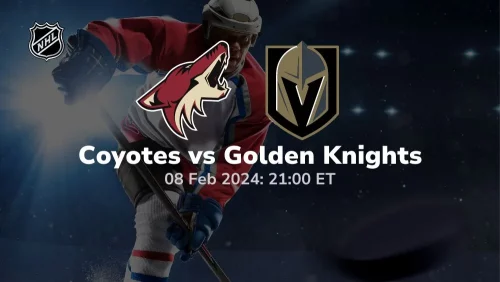 arizona coyotes vs vegas golden knights 02 08 2024 sport preview