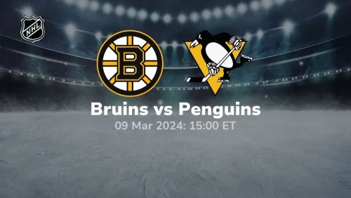 boston bruins vs pittsburgh penguins 03 09 2024 sport preview