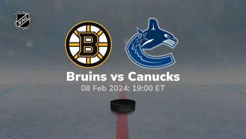 boston bruins vs vancouver canucks 02 08 2024 sport preview