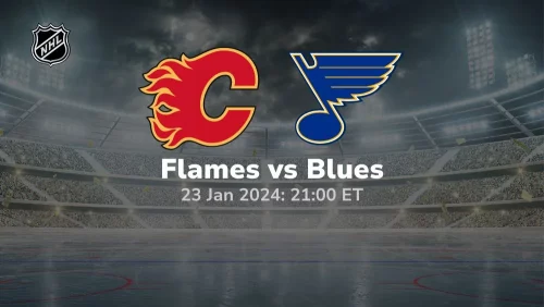 calgary flames vs st louis blues 01 23 2024 sport preview