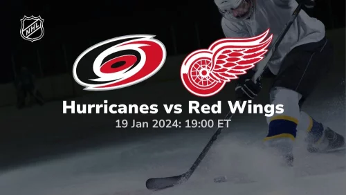 carolina hurricanes vs detroit red wings 01 19 2024 sport preview