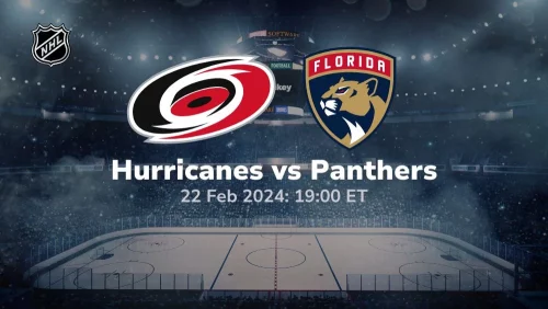 carolina hurricanes vs florida panthers 02 22 2024 sport preview