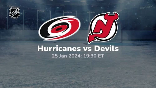 carolina hurricanes vs new jersey devils 01 25 2023 sport preview