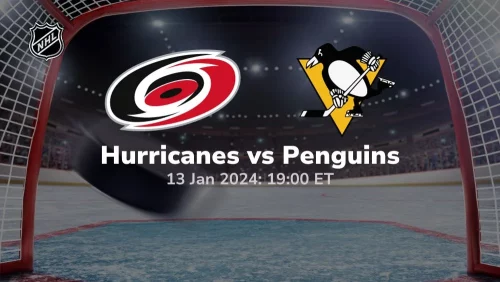 carolina hurricanes vs pittsburgh penguins 01 13 2023 sport preview