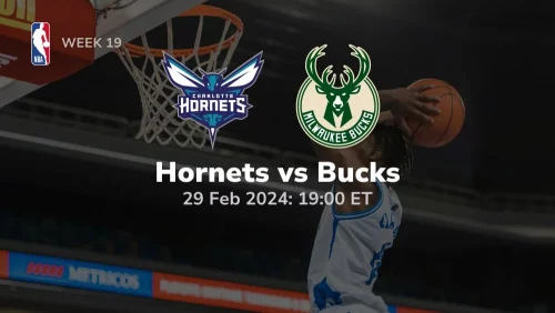 charlotte hornets vs milwaukee bucks 02 29 2024 sport preview