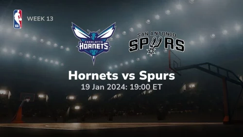 charlotte hornets vs san antonio spurs 01 19 2024 sport preview