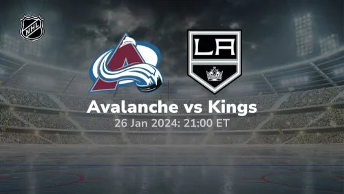 colorado avalanche vs los angeles kings 01 26 2023 sport preview