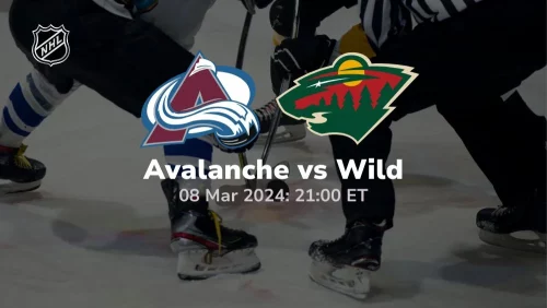 colorado avalanche vs minnesota wild 03 08 2024 sport preview