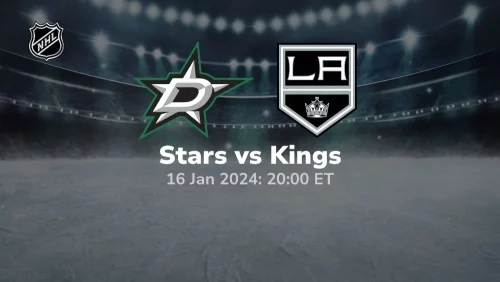 dallas stars vs los angeles kings 01 16 2024 sport preview