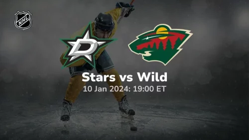 dallas stars vs minnesota wild 01 10 2024 sport preview