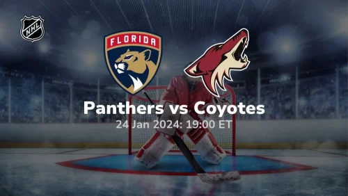 florida panthers vs arizona coyotes 01 24 2023 sport preview