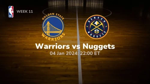 golden state warriors vs denver nuggets 01 04 2024 sport preview